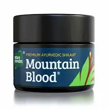 Mountain Blood shilajit supplement voor energie